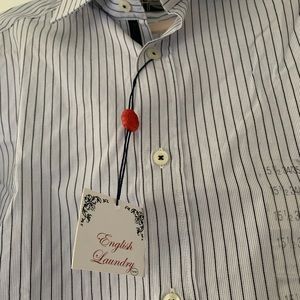 BNWT English Laundry button down in modern stripe
